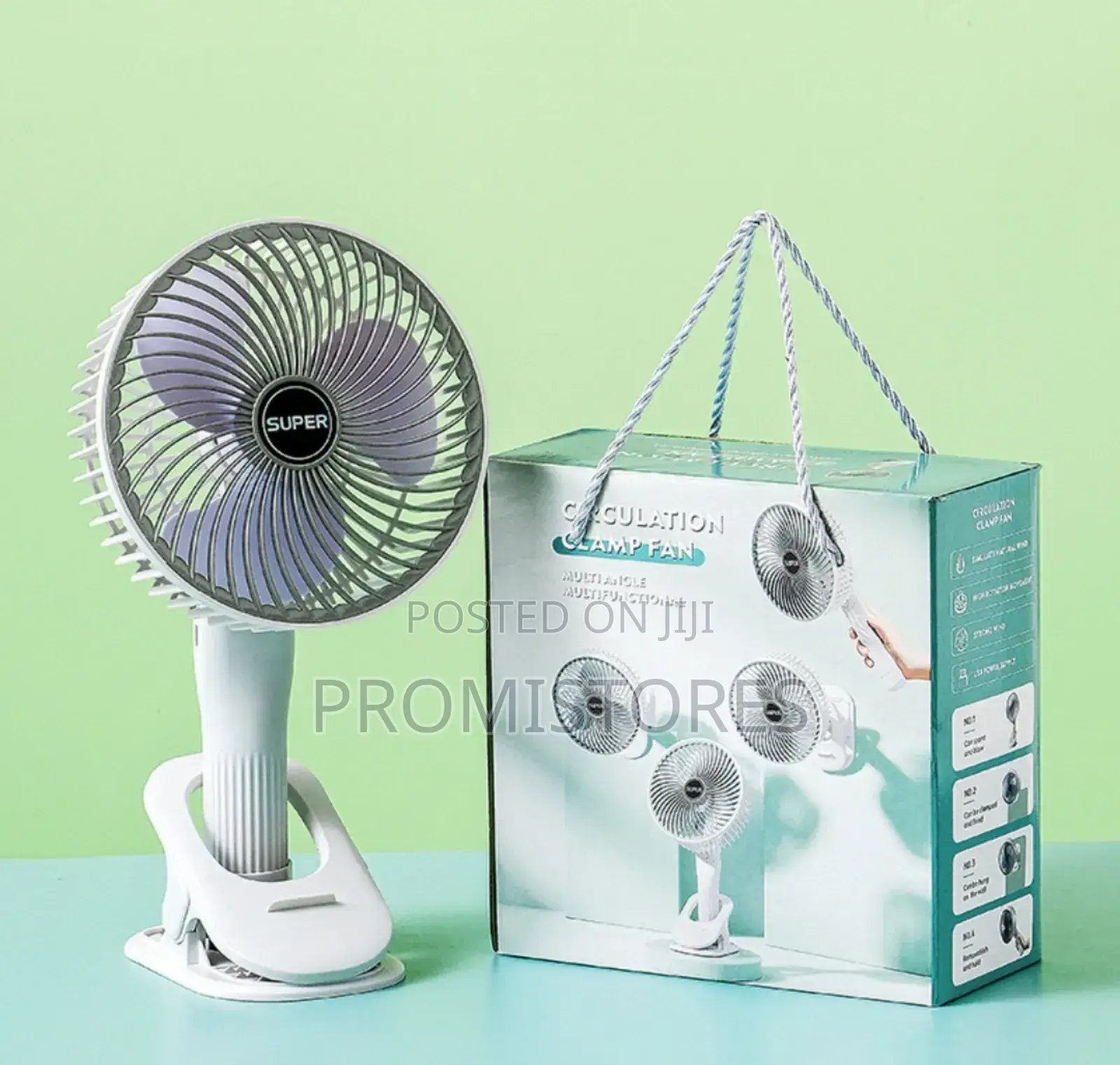 Rechargeable Desktop Circulation Clip Fan