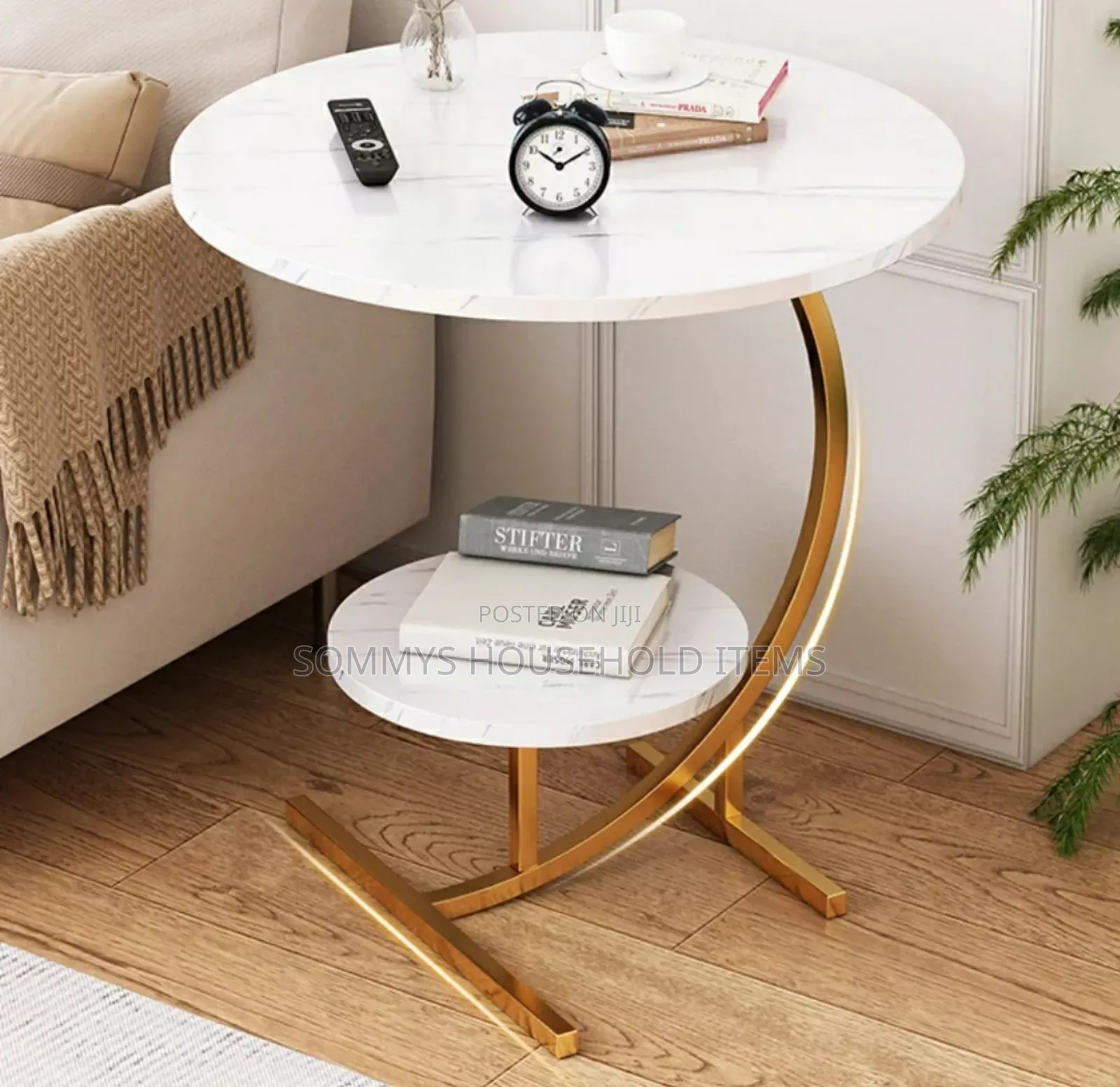 2layers C-Shaped Coffee Side Table