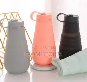 500ml Silicone Collapsible Water Bottle