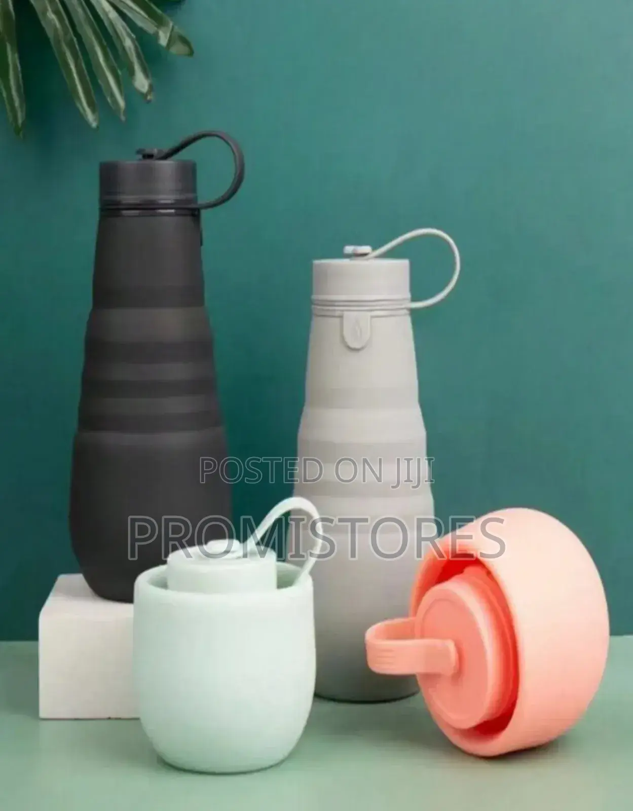 500ml Silicone Collapsible Water Bottle