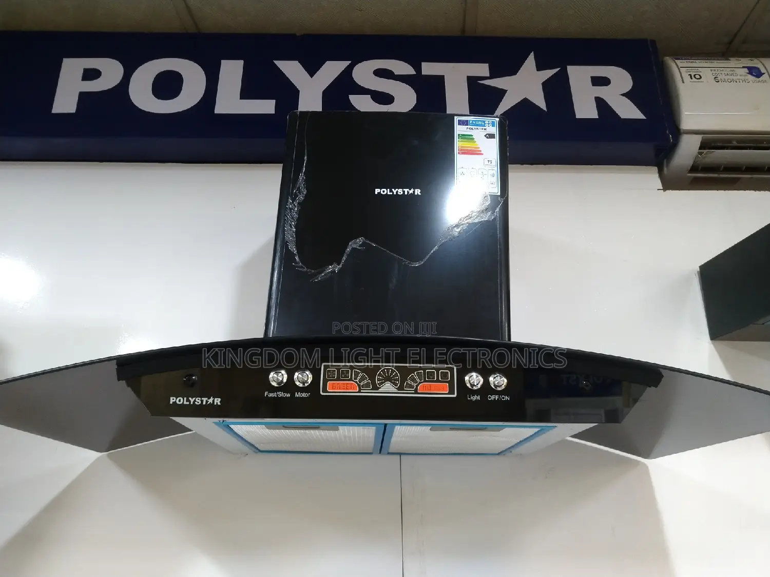 Original Polystar Kitchen Heat Extractor 60x60cm