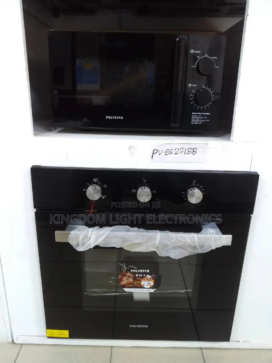 Original Polystar Inbuilt Oven Electric Gas Use/ Microwave