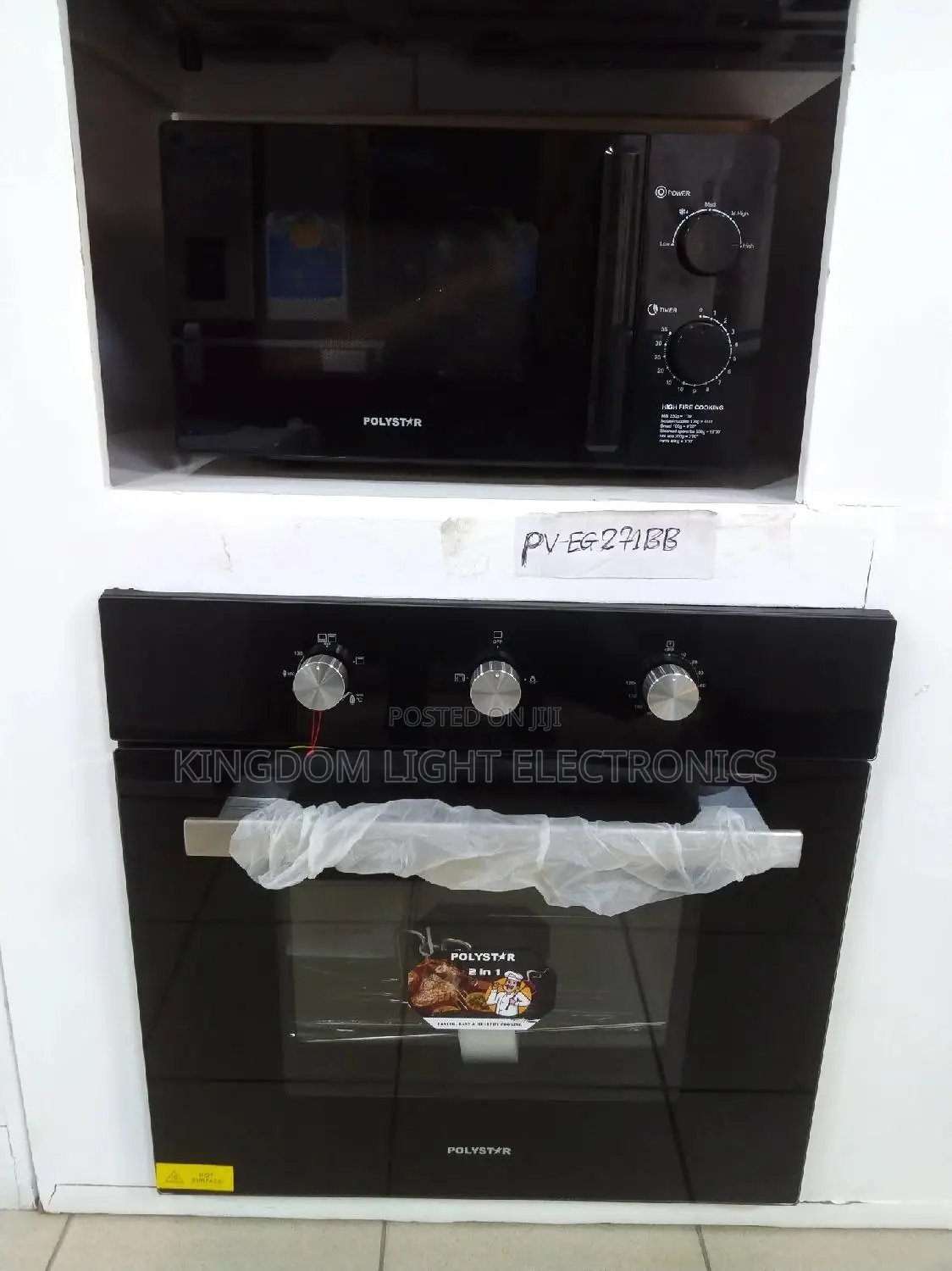 Original Polystar Inbuilt Oven Electric Gas Use/ Microwave