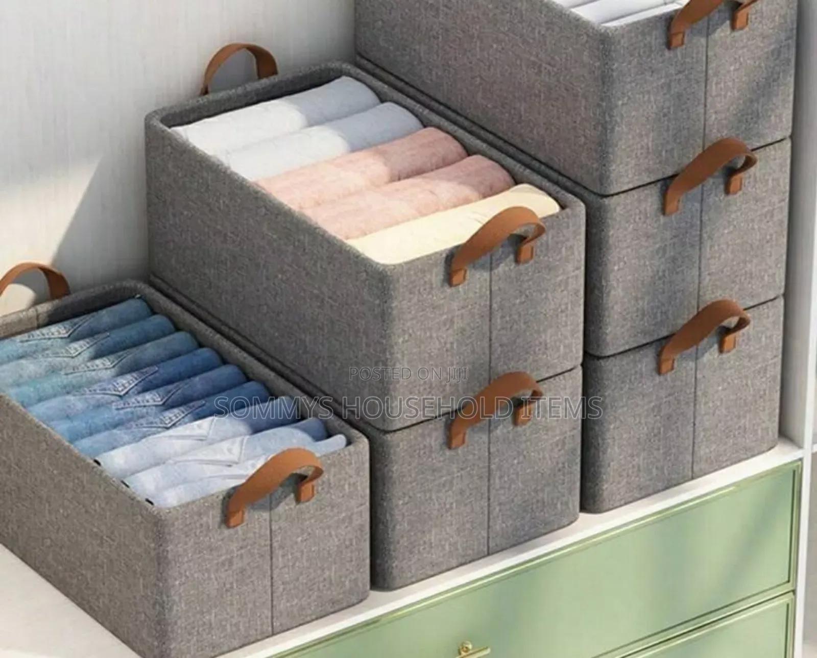 Foldable Fabrics Wardrobe Storage Box