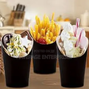 16oz Paper Disposable French Fries,Popcorn Salad Cup 200pcs