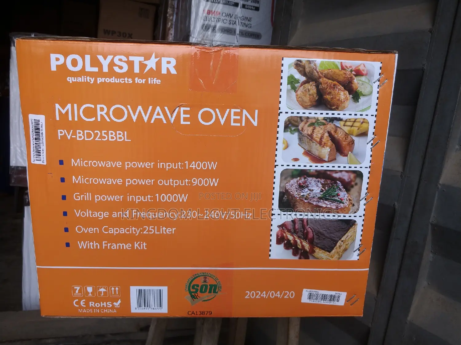 New Polystar Inbuilt Microwave 25 Liters