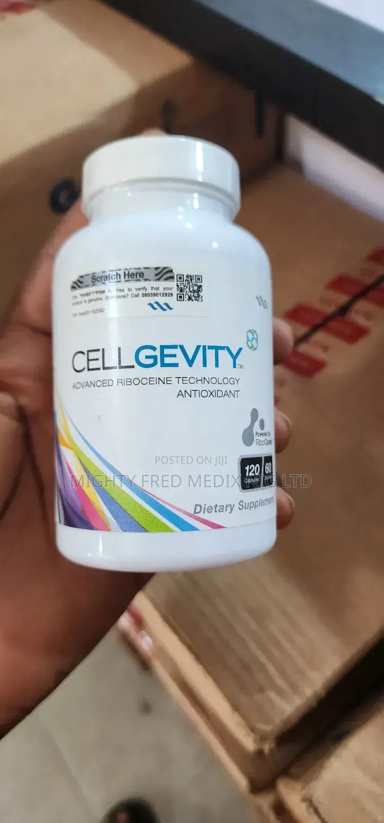 Cellgevity 120 Capsules