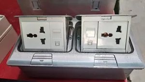 13amps Floor Socket With Telephone Socket for Offices/ Bars