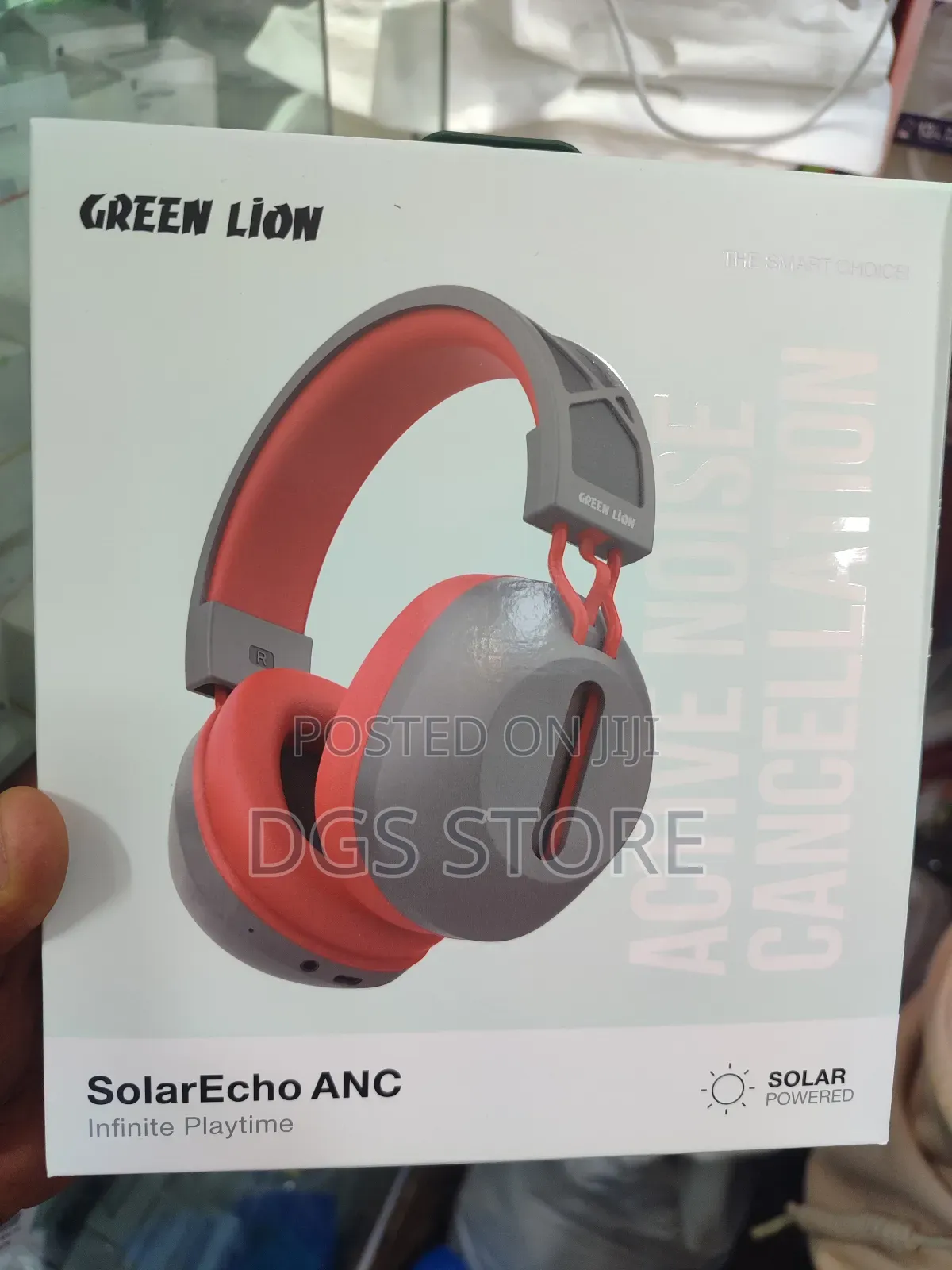 Green Lion Solar Echo Infinite ANC Bluetooth Headphone