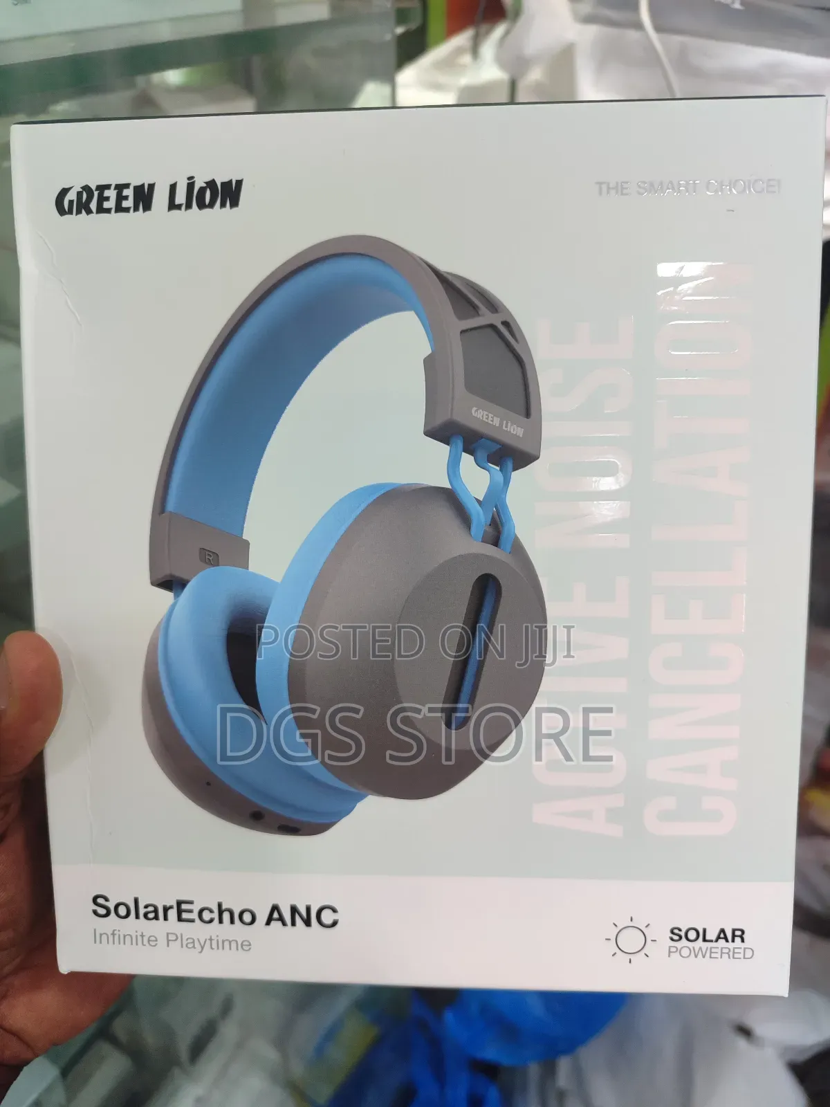 Green Lion Solar Echo Infinite ANC Bluetooth Headphone