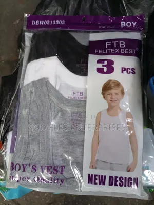 3 Pieces Original Children Singlet