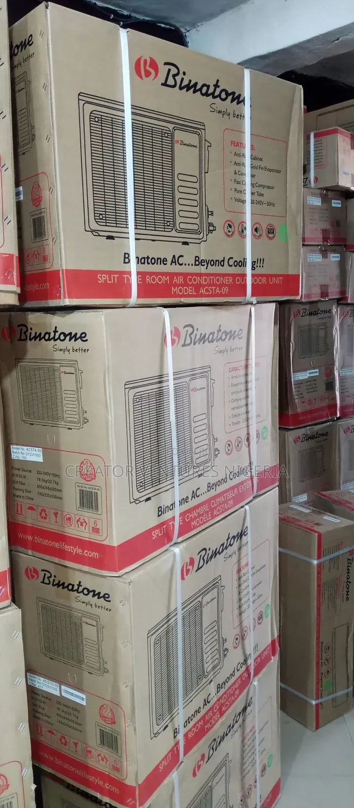 Binatone Split Unit Ac Low Voltage Fully Copper Fast Cooling