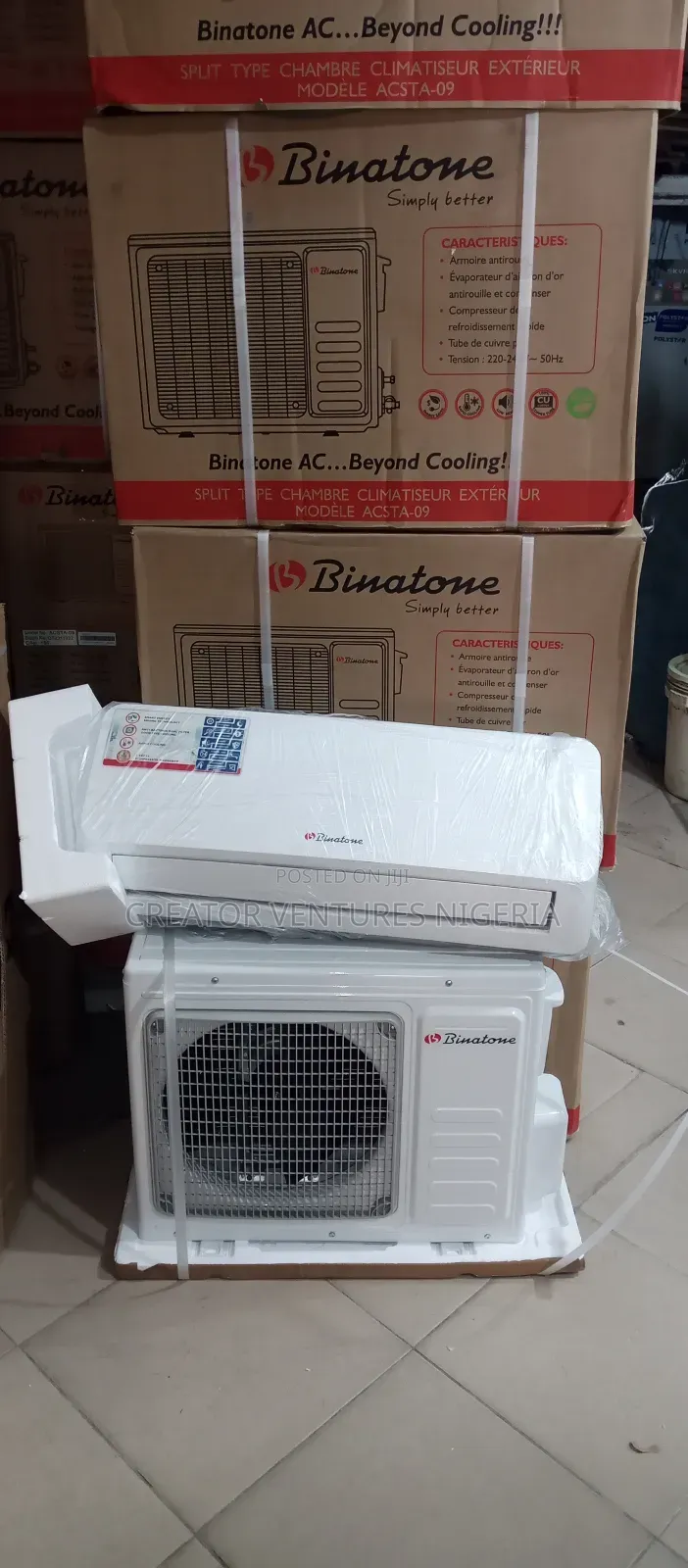 Binatone Split Unit Ac Low Voltage Fully Copper Fast Cooling