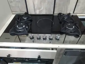 New Image 60x90cm Inbuilt Gas Cooker 4 + 1 Use