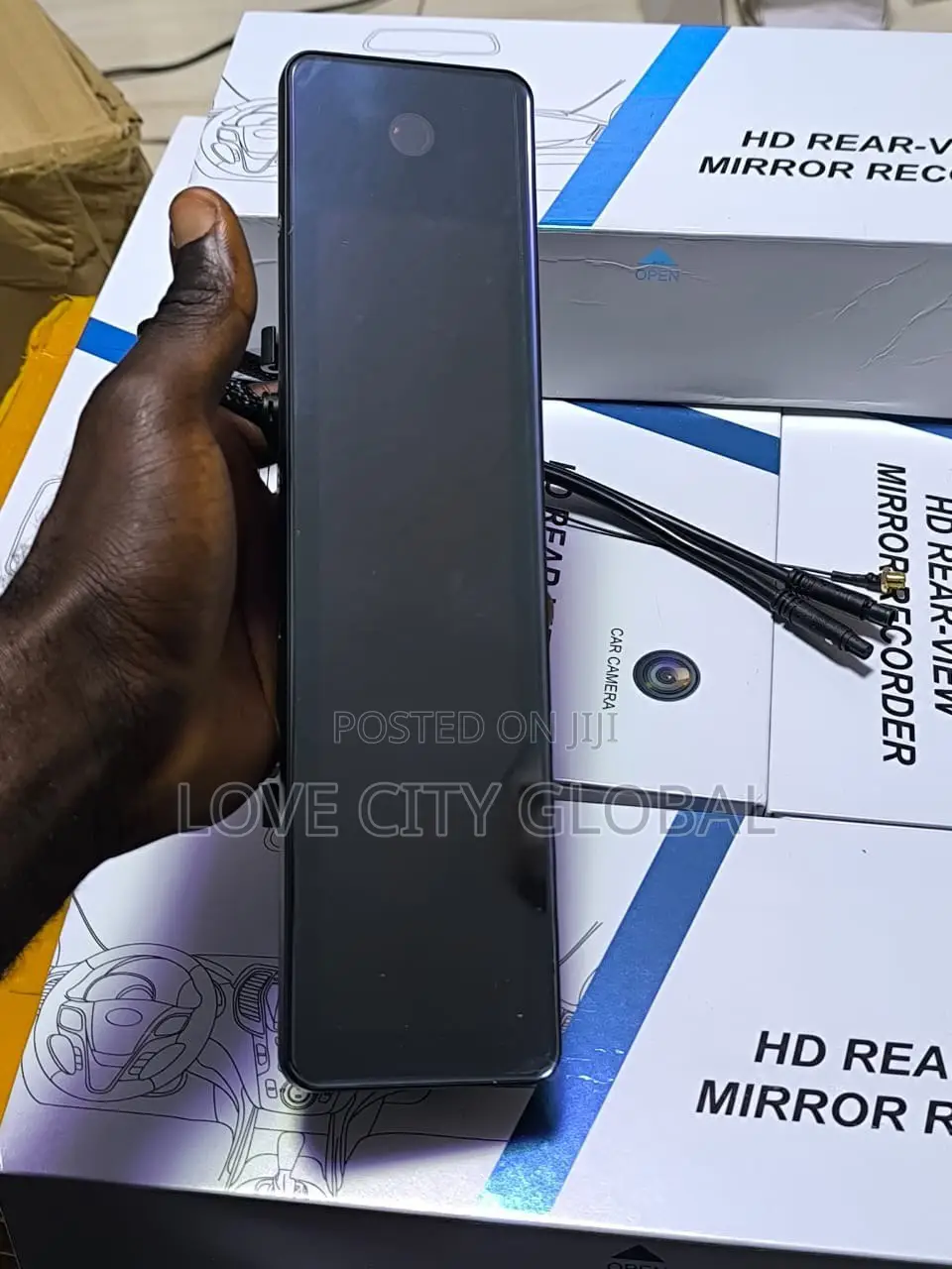 4G 3CH Dash Cam Android Auto, Mirror Video Loop Record ADAS