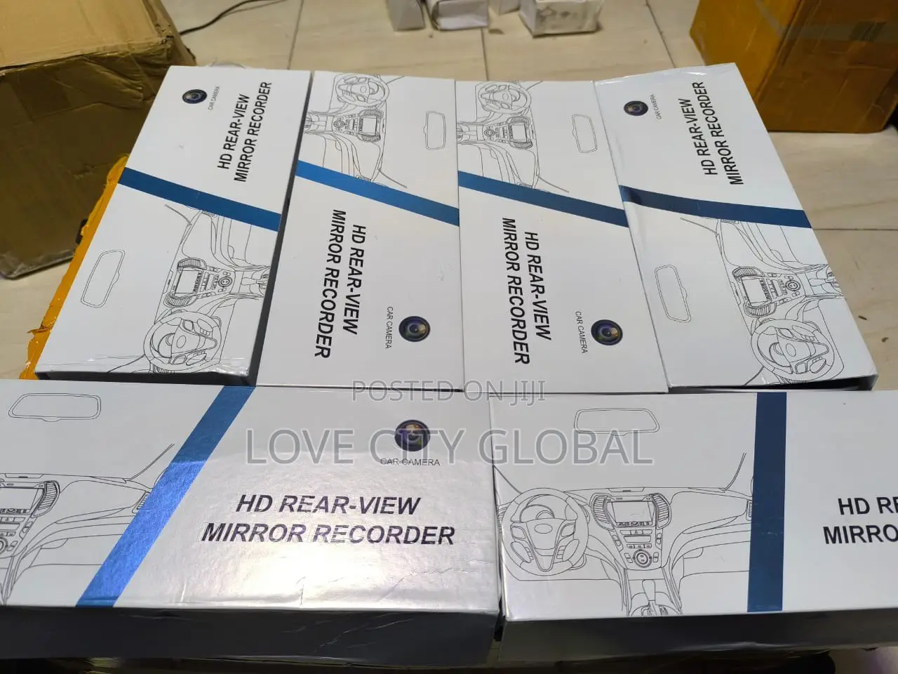 4G 3CH Dash Cam Android Auto, Mirror Video Loop Record ADAS