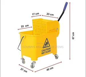 Caution Mop Bucket