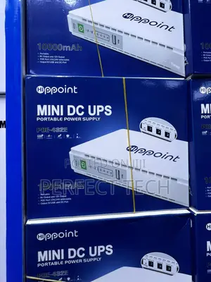 Mini DC UPS Backup 10000mah for Routers,CCTV,POS,Accesspoint