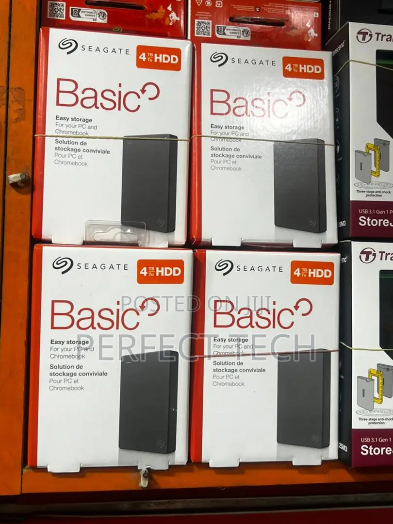 Seagate Basic 4TB Portable External Hard Drive for Laptop