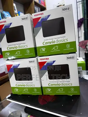 Toshiba Canvio Basics 500gb Portable External HDD Black