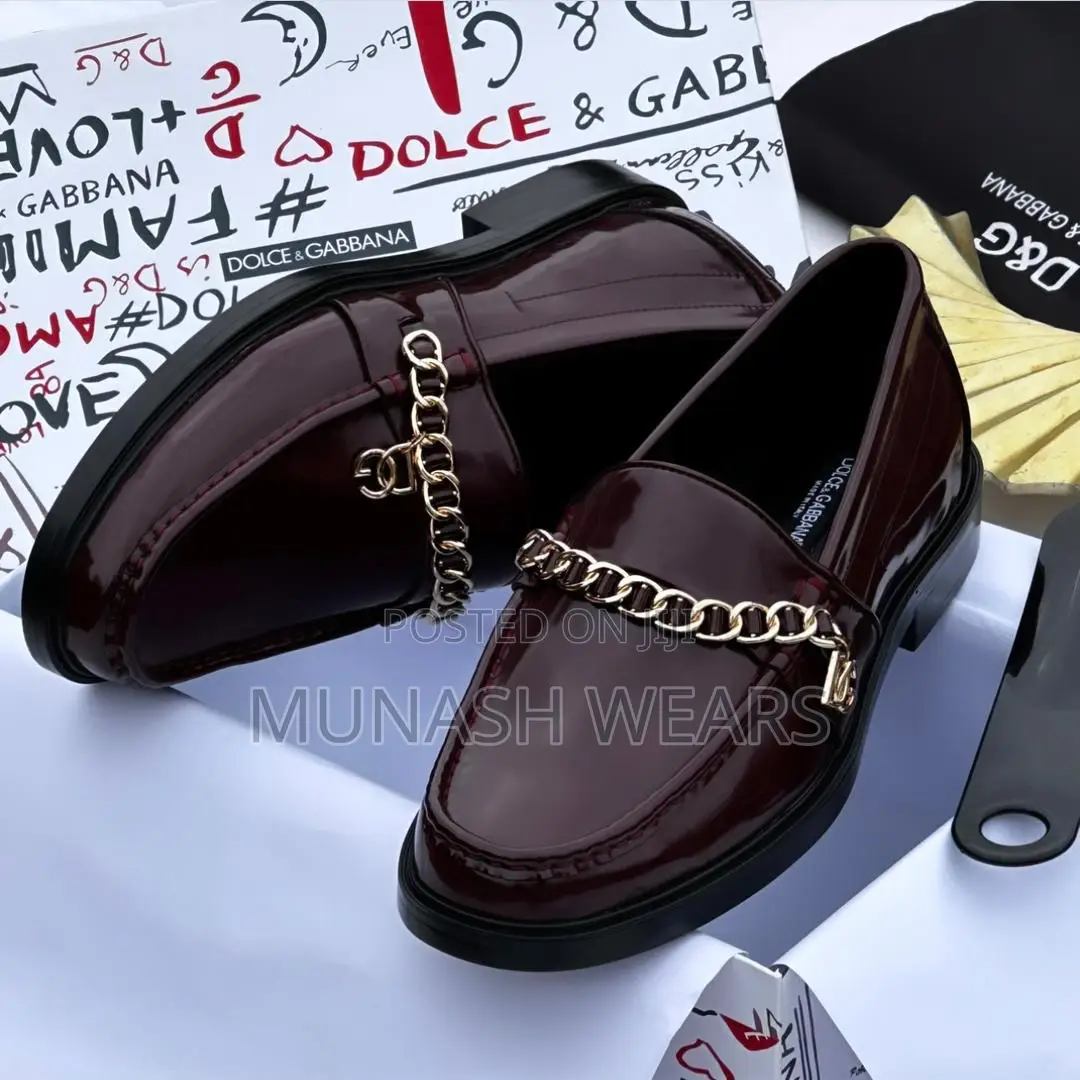 Luxury D G Leather Shoe