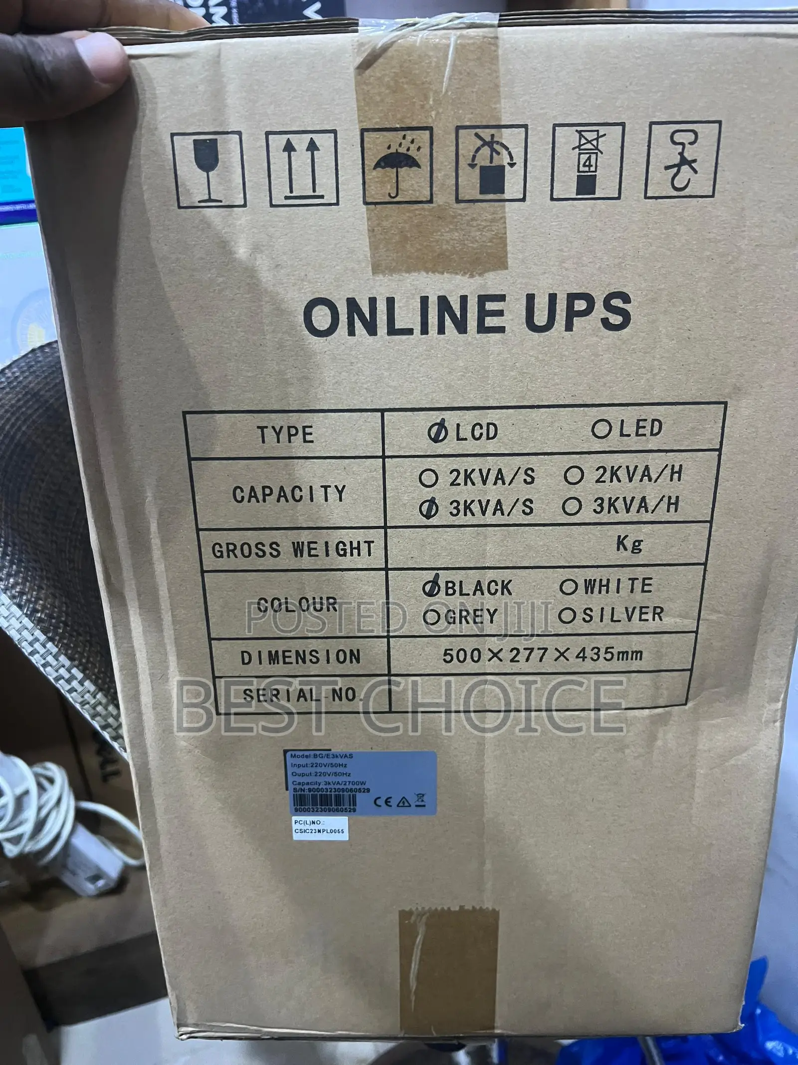 Blue Gate 3kva Online UPS - Double Conversion High Frequency