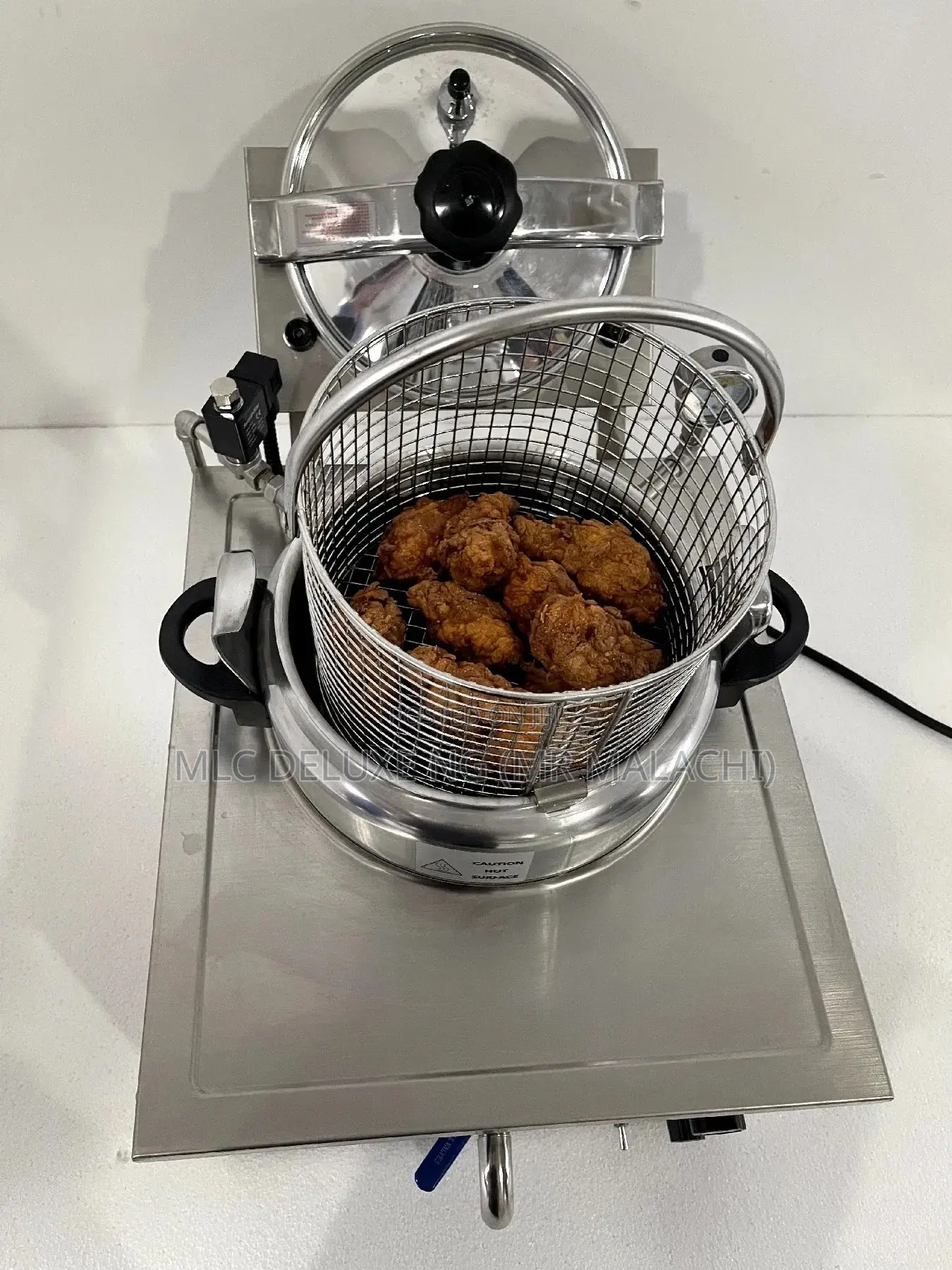 Stainless Kitchen Table Top Deep Fryer / KFC Pressure Fryer