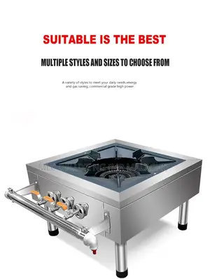 3 Knobs Single Phase Gas Cooker/Kitchen Gas Cooker (Big Pot)