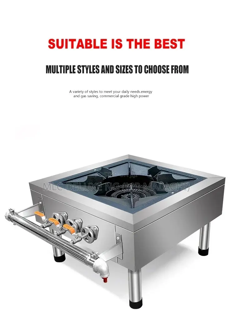 3 Knobs Single Phase Gas Cooker/Kitchen Gas Cooker (Big Pot)