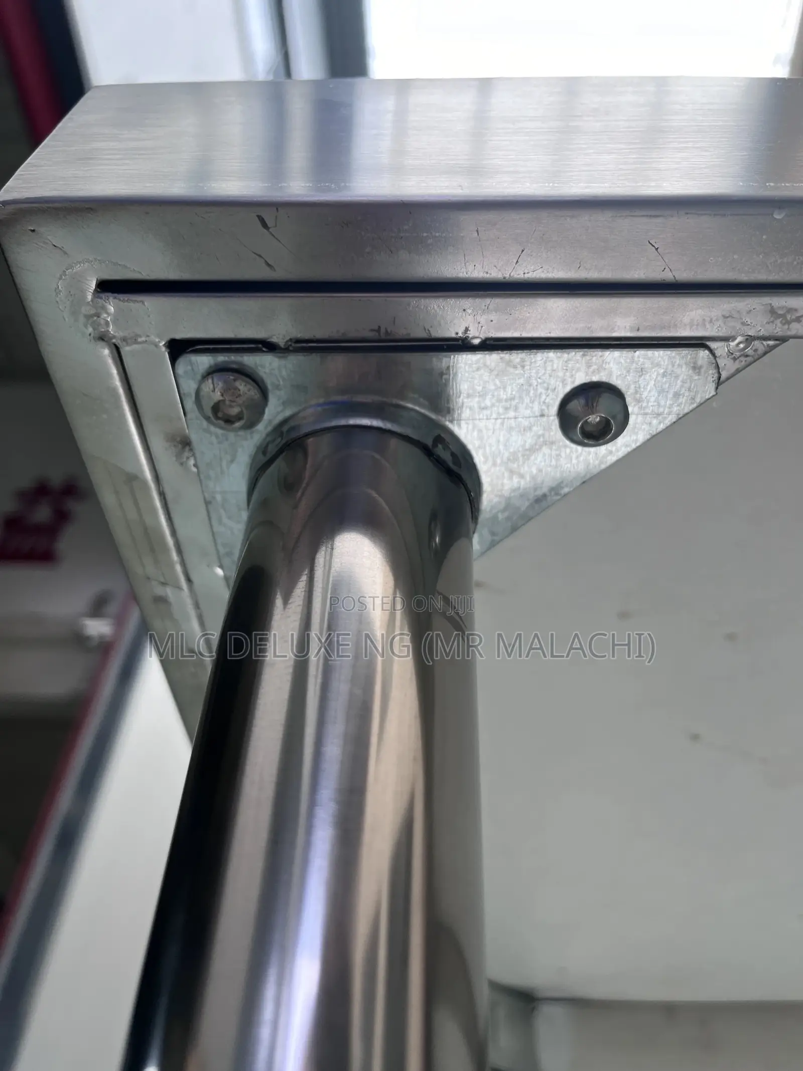 3ft Utility Steel Kitchen Table With Back Splash (Stainless)