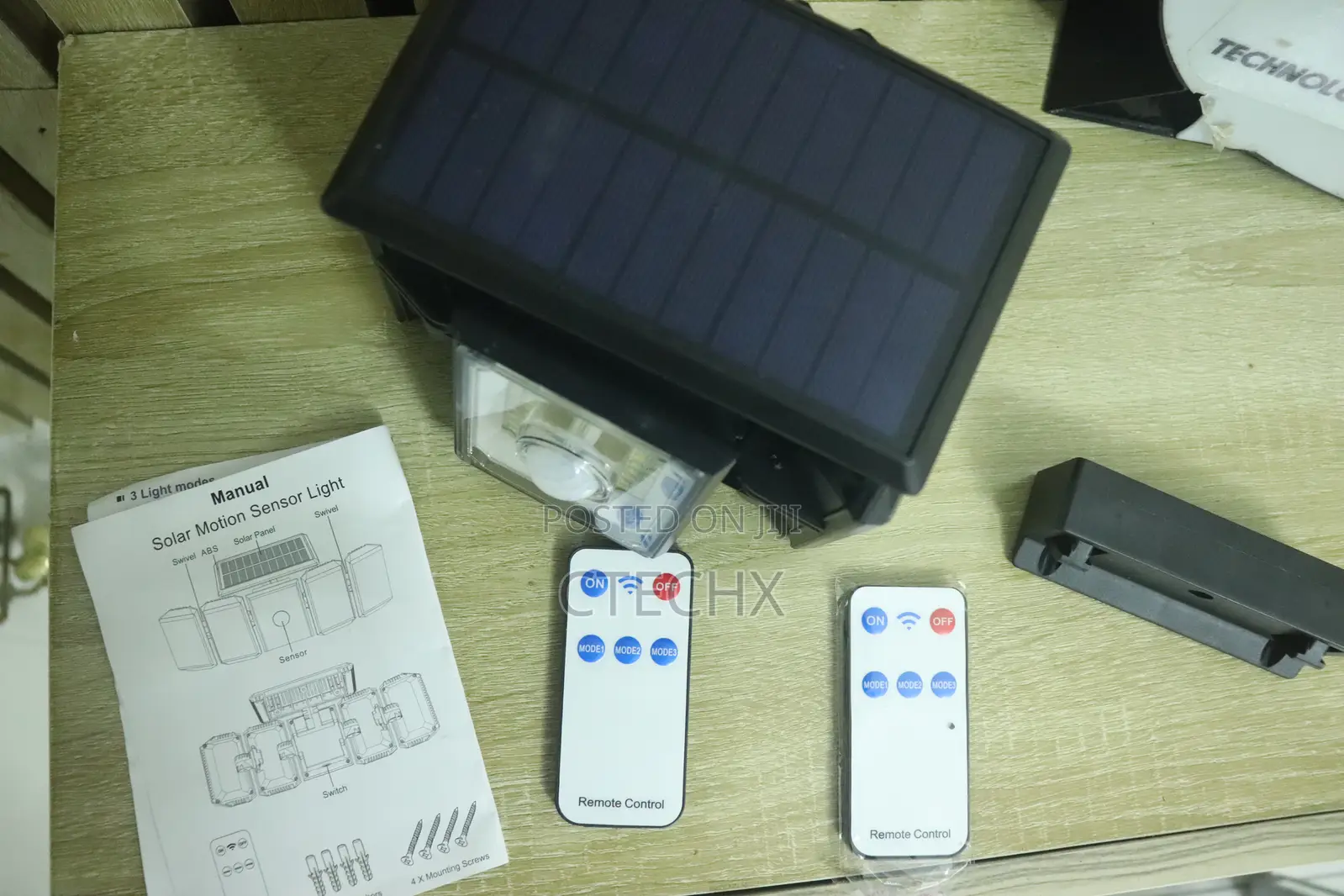 300 Led Solar Light, Sensor Light, 5 Side
