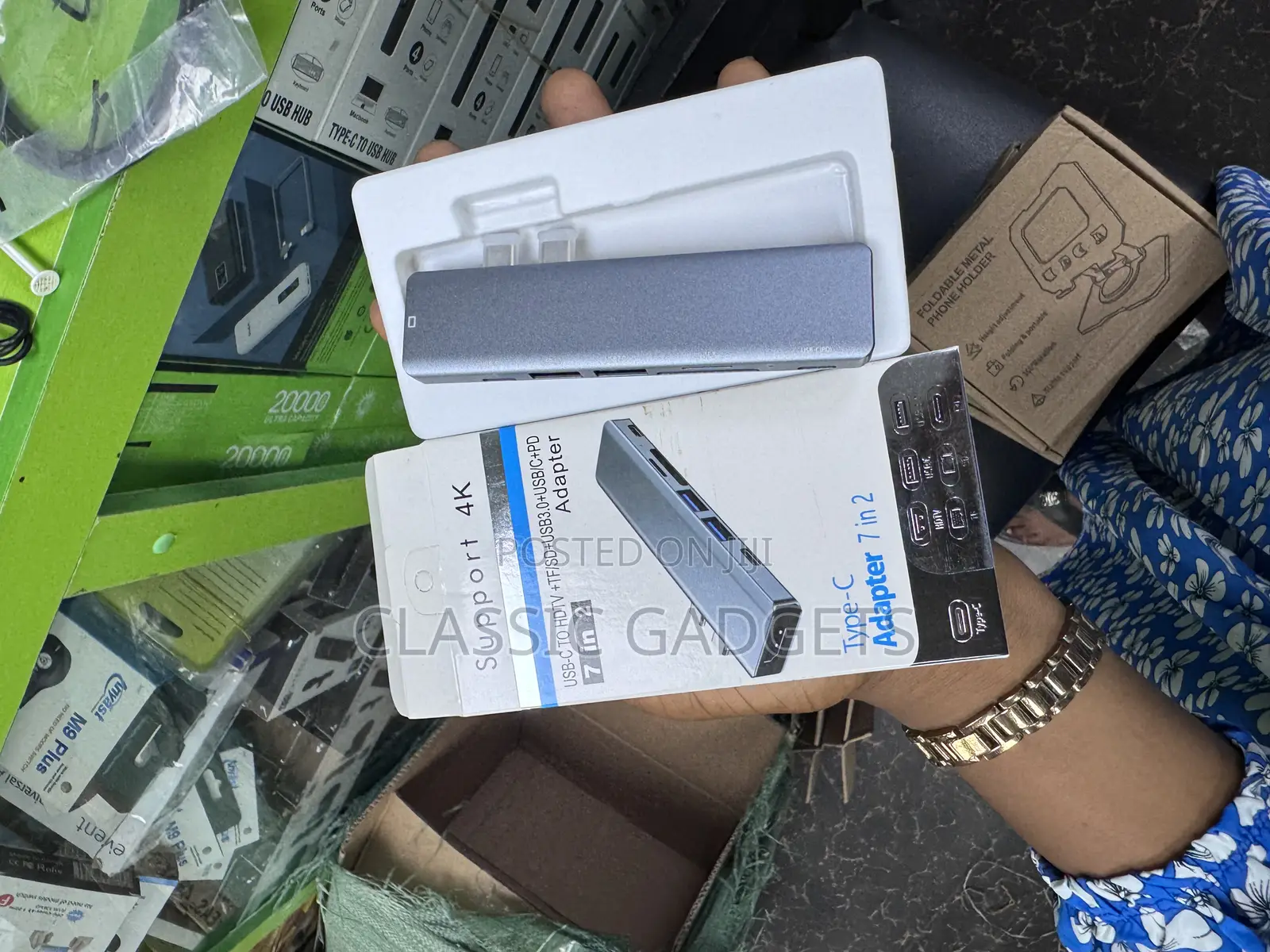 7 in 2 USB -C Hub Type C HDMI Adapter