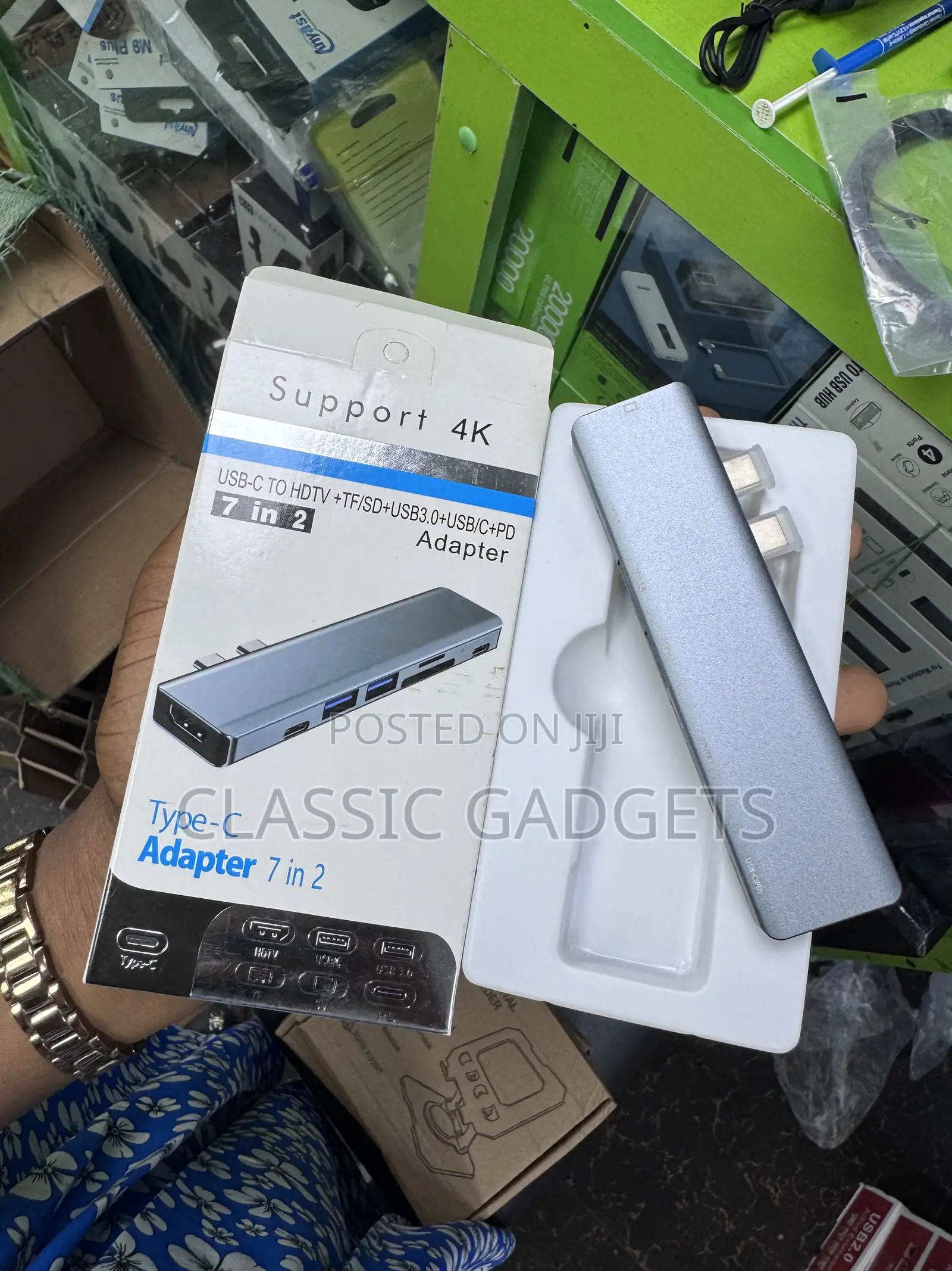 7 in 2 USB -C Hub Type C HDMI Adapter
