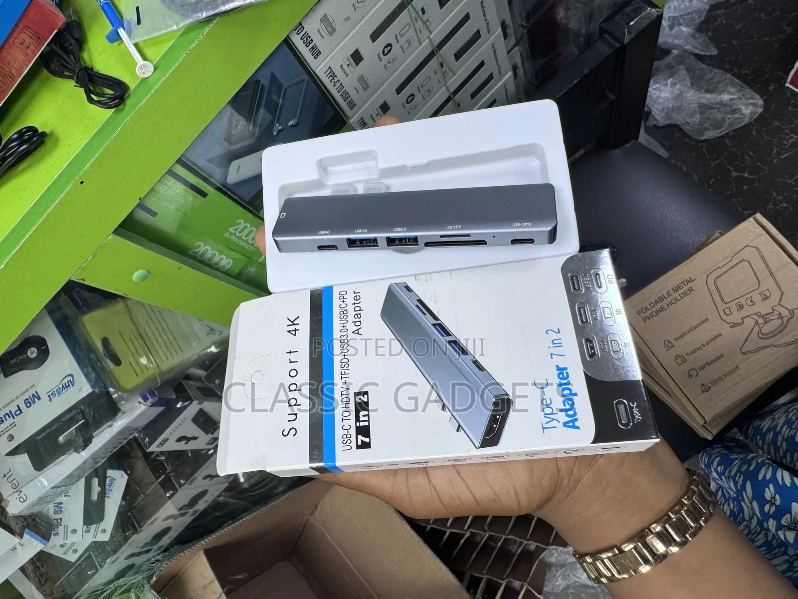 7 in 2 USB -C Hub Type C HDMI Adapter