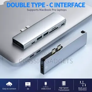 7 in 2 USB -C Hub Type C HDMI Adapter