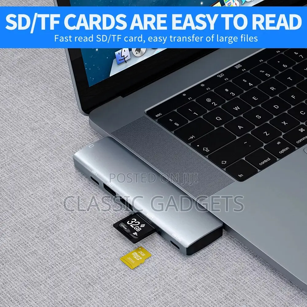 7 in 2 USB -C Hub Type C HDMI Adapter