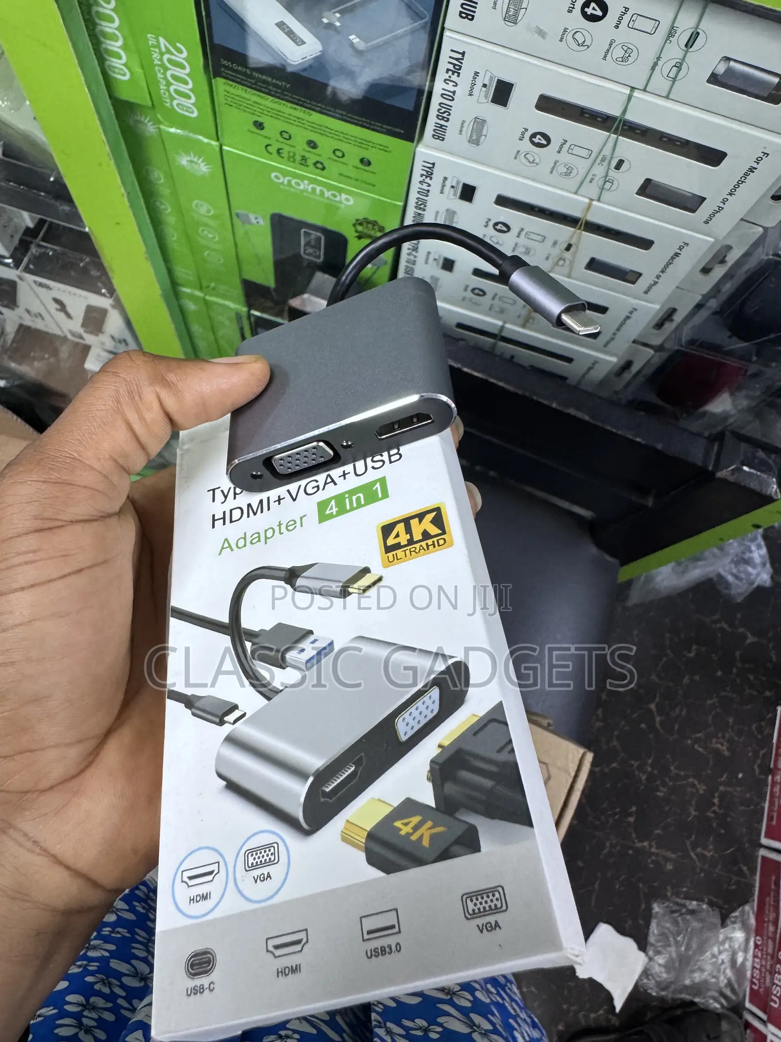 4 in 1 Type C to Hub 87W Fast Charger for Macbook