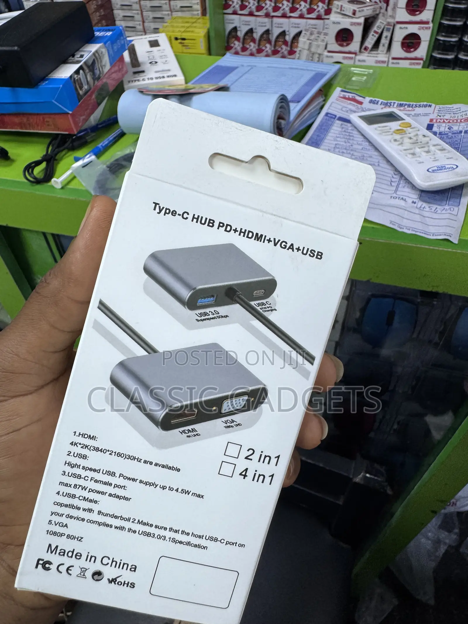4 in 1 Type C to Hub 87W Fast Charger for Macbook