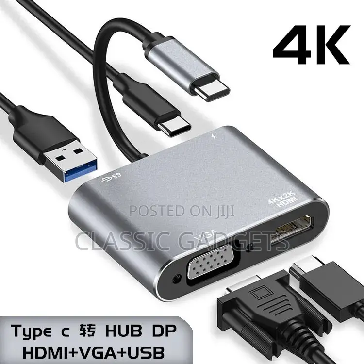 4 in 1 Type C to Hub 87W Fast Charger for Macbook