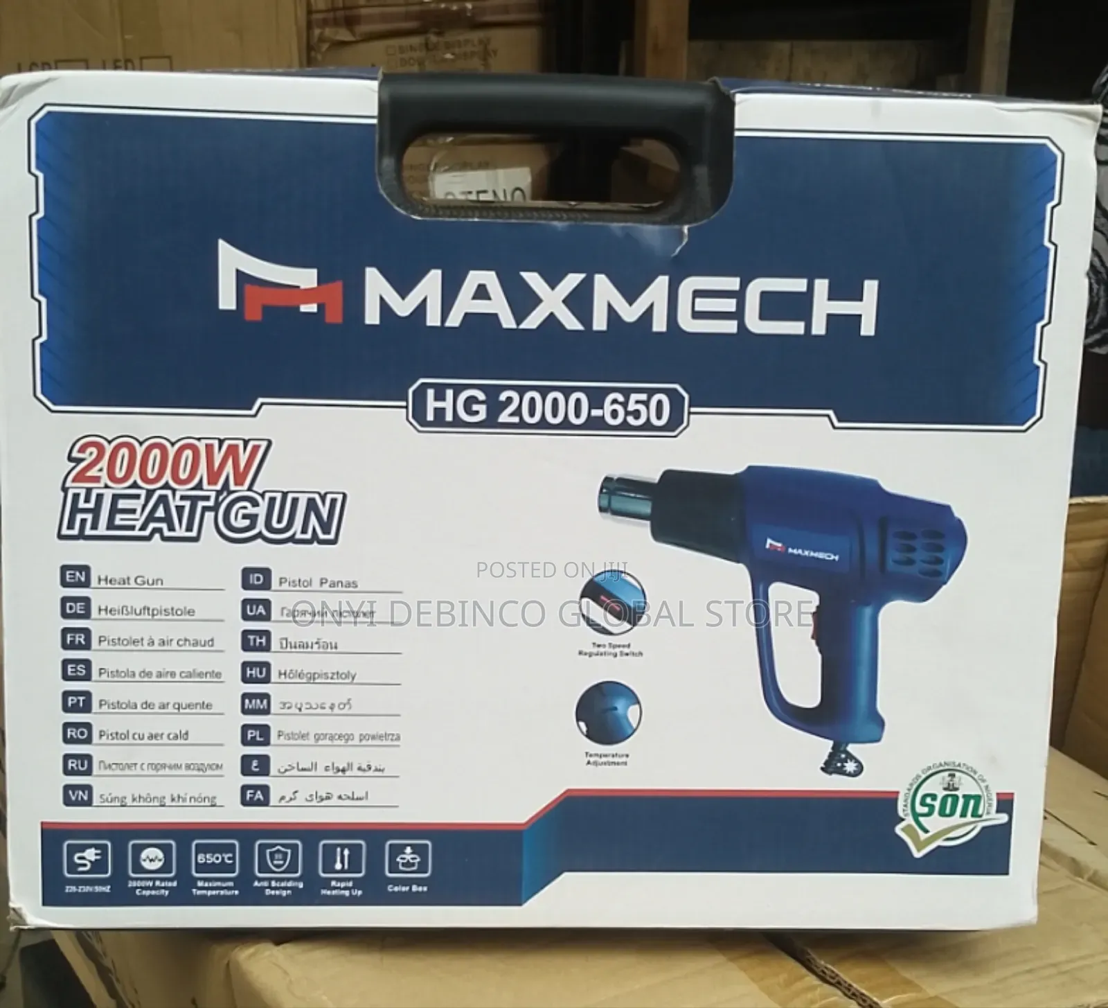 Originl Hand Held Heat Gun Shrink Nylon Sealer Machine 2000w