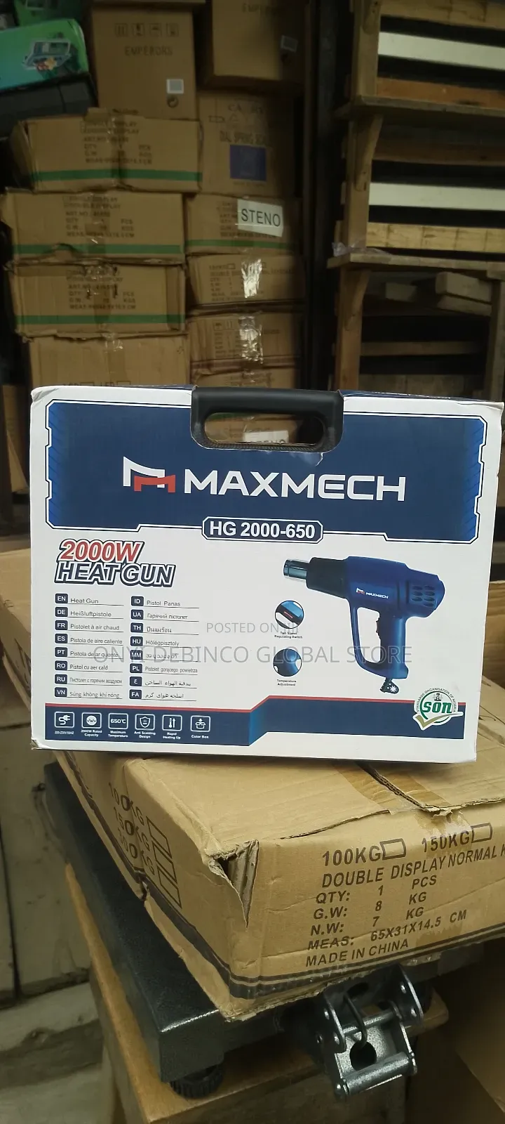 Originl Hand Held Heat Gun Shrink Nylon Sealer Machine 2000w