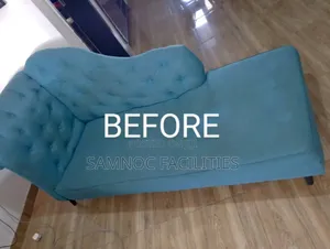 Before and After Cleaning of a Sofas