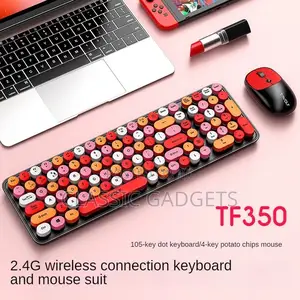 Photo - T-Wolf TF350 Wireless Keyboard and Mouse Set