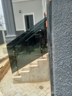 Dark Grey Grass Railings