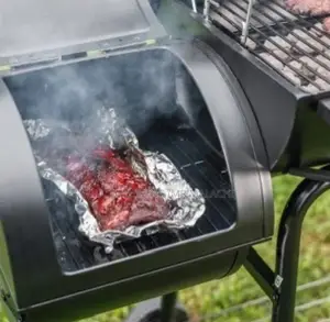 Black Color Outdoor Charcoal BBQ Grill Station/Barbecue Gril