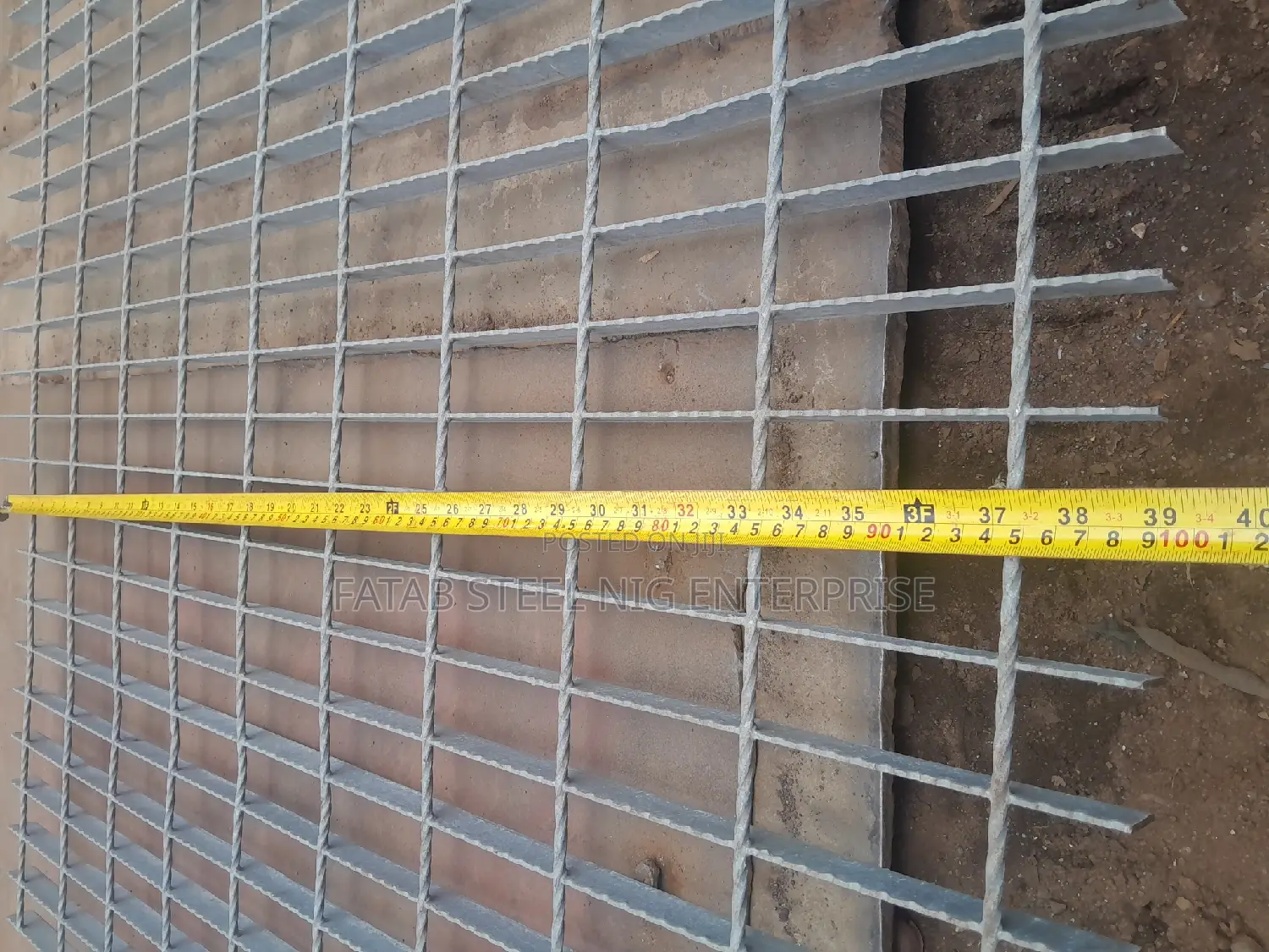 Grating Mesh Galvanise 100/50