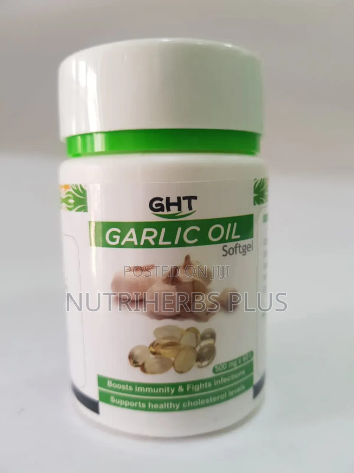 GHT Garli Oil Capsules: Support Healthy Cholesterol Level