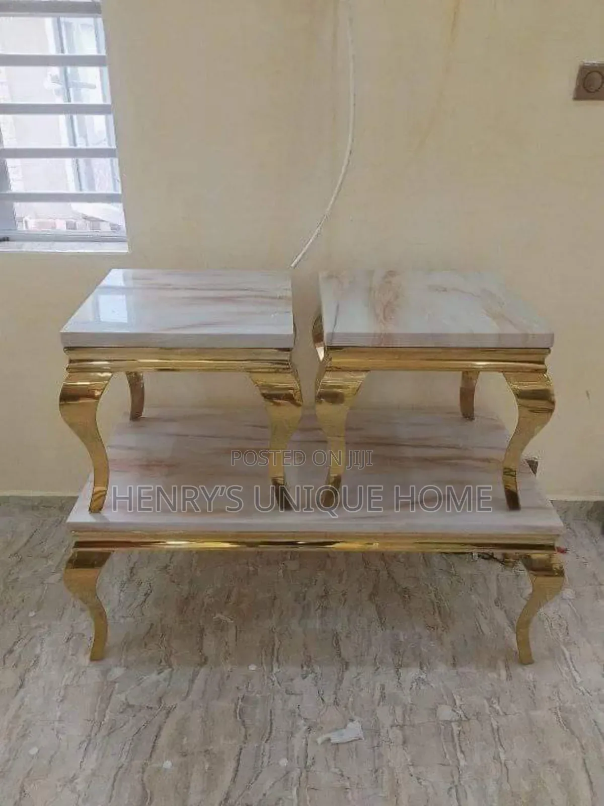 A Set Of Center Table Marble