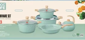Ucc Life 9pcs Granite Cookware Set