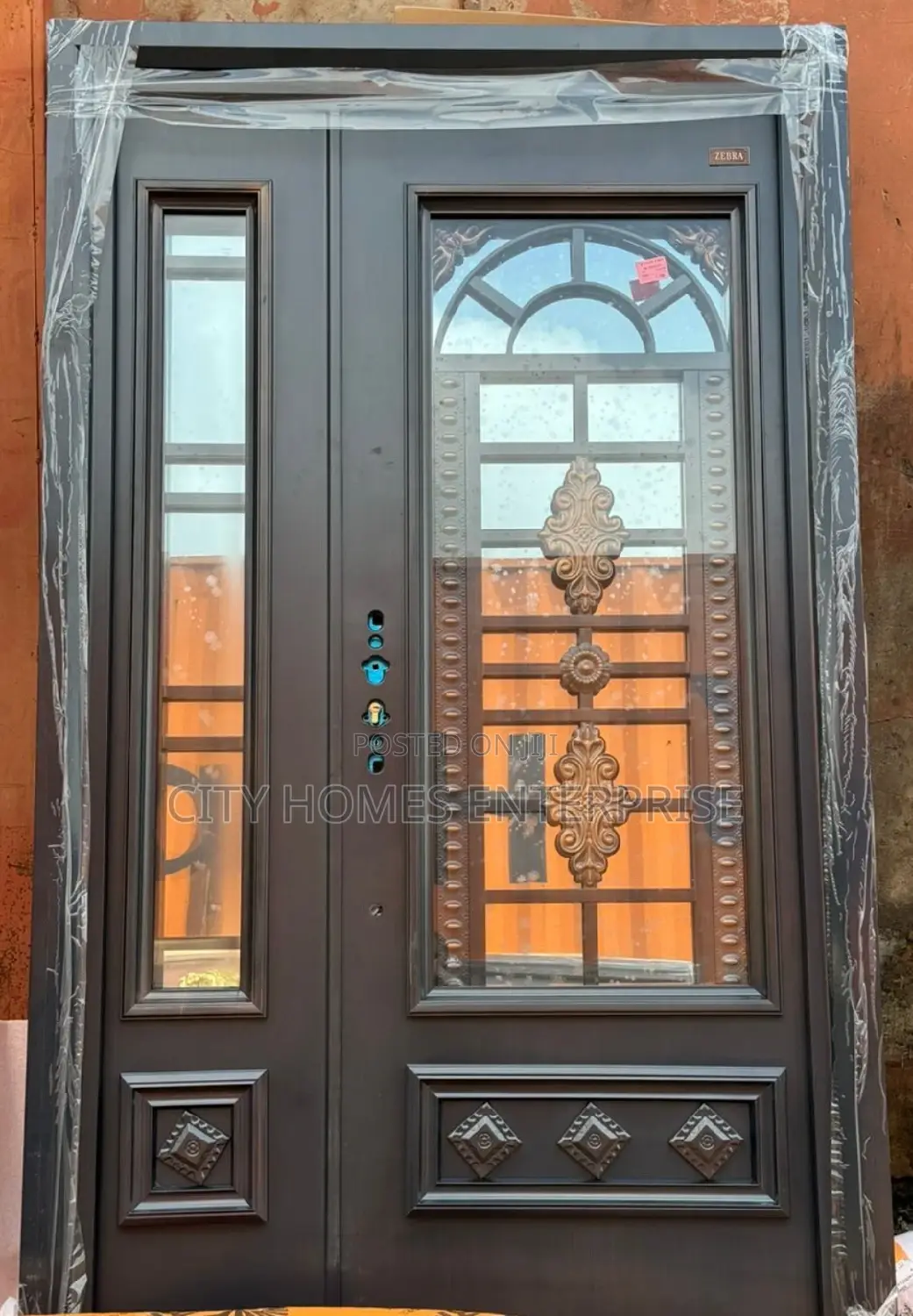 Cooper SECURITY DOORS With Glass